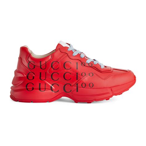 gucci red bottom sneakers|red Gucci sneakers women.